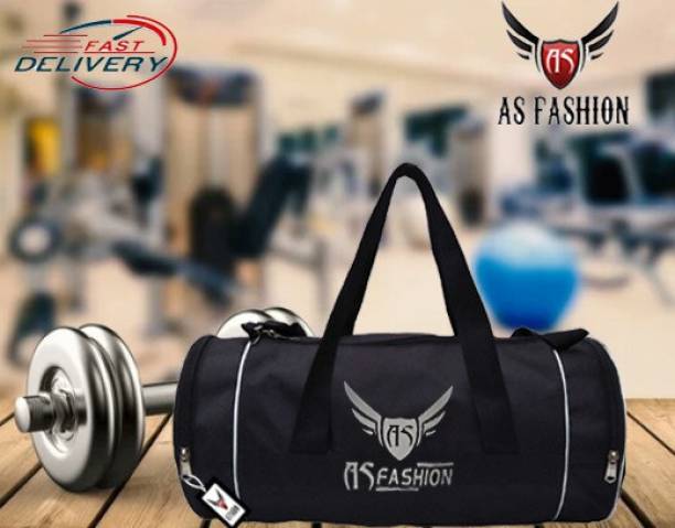 AS FASHION smart black gym bag