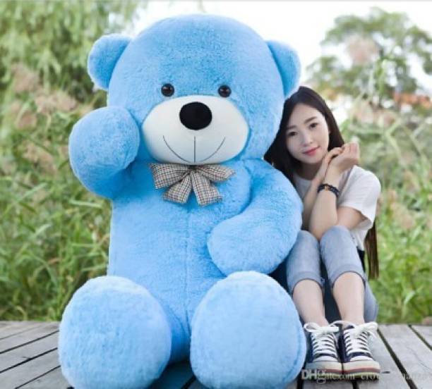 itaCheeHUB sky blue 5 feet teddy bear for gift nrasa 50 - 152 cm (Blue) valentines gift  - 150 cm