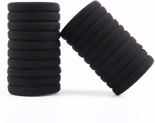 Beauty World Black Rubber Band for Womens & Girls- 24Pcs Rubber Band