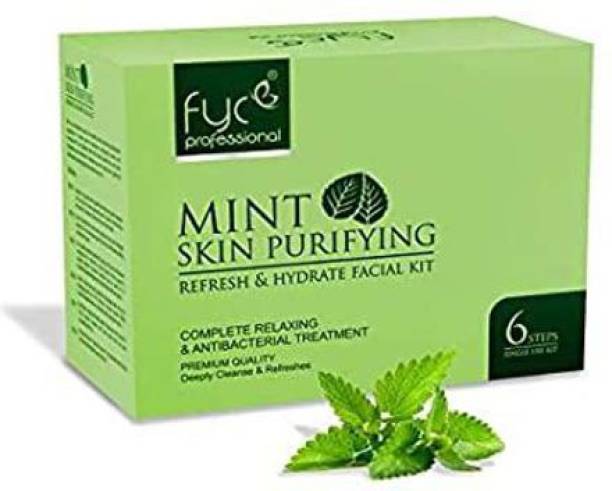 FYC PROFESSIONAL Mint Facial Kit 6 STEPS FACIAL KIT