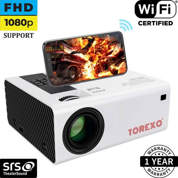 Torexo Sales Y6 MIRACAST, WIFI, 720p FullHD (1080p Support) with 200" (5.08m) Large Display (8000 lm / 1 Speaker / Wireless / Remote Controller) Projector Torexo Sales Y6 MIRACAST, WIFI, 720p FullHD (1080p Supp... Torexo Sales Y6 MIRACAST, WIFI, 720p FullHD (1080p Support) with 200" (5.08m) Large Display (8000 lm / 1 Speaker / Wireless / Remote Controller) Projector Torexo Sales Y6 MIRACAST, WIFI, 720p FullHD (1080p Supp...