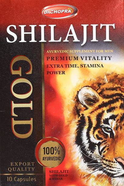Dr Chopra SHILAJIT GOLD CAPSULES FOR EXTRA TIME AND STAMINA