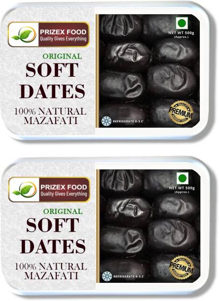 Prizex Soft Dates | Original Dates | Soft Khajoor 1kg Dates