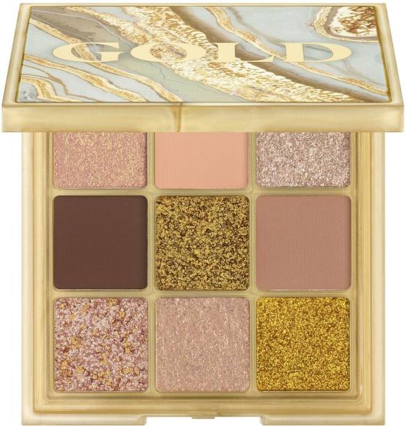 s.f.r color Gold 9 color matte and shimmer eyeshadow I eyeshadow combo palette 9 g