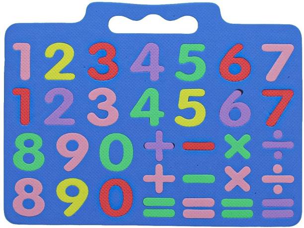 KIDIVO Eva Foam Numbers Learning Boards, Interlocking Puzzle for Kids