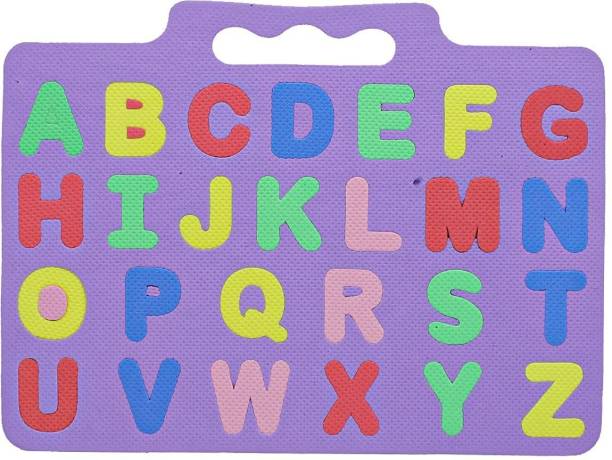 KIDIVO Eva Foam Capital Alphabet Learning Boards, Interlocking Puzzle for Kids