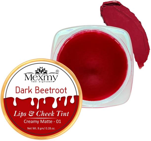 Mexmy Beetroot Cheek & Lip Tint for Natural Blush | Multi-Purpose Lip Balm for Women Beetroot