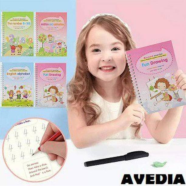 Avedia magic book gift for 2year old boy abcd book for kids 3year copy writing book