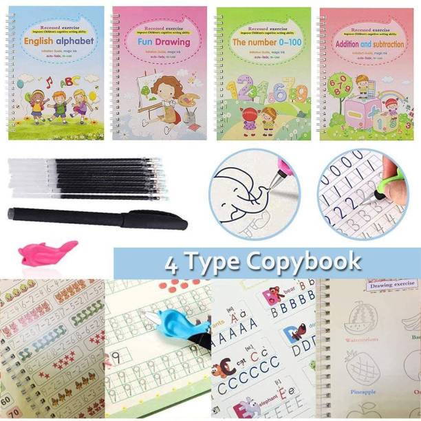 Avedia kids books for 2,3 year old all in one book for kids nursery calligraphy book