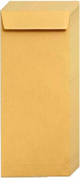 ESCAPER 25 Units Yellow Laminated Envelope Cover (Size : 10 x 4.5 inch) Envelopes