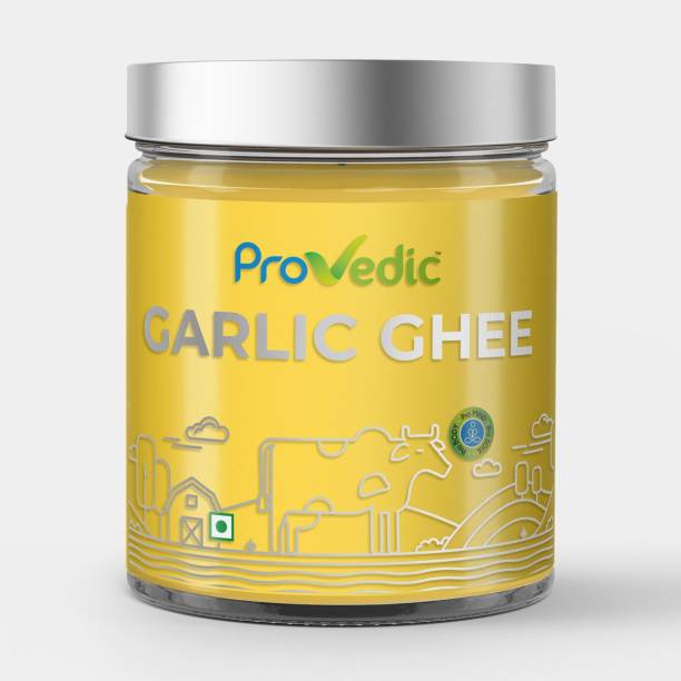 ProVedic Pure, Natural & Healthy Garlic Infused Cow Ghee Flavoured Ghee of 500 ml Plastic Bottle