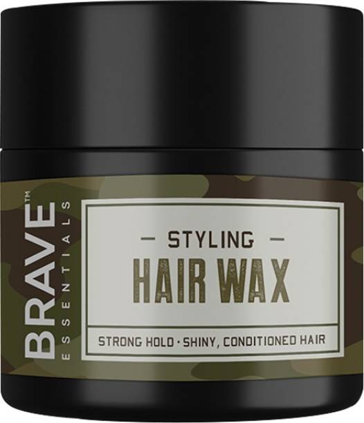 Brave Essentials Styling Hair Wax |Vitamin E & Aloe Vera | Strong Hold & Oil Control |100 ml Hair Wax