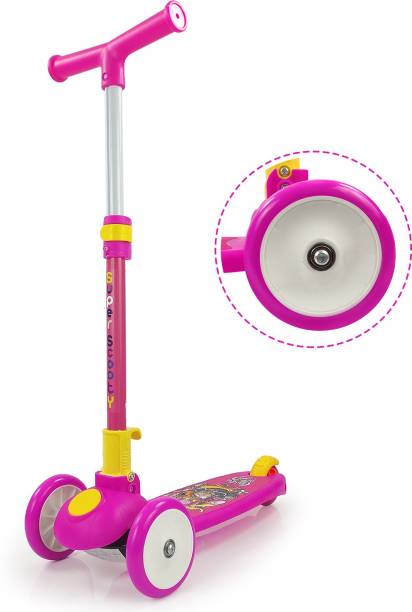 Miss & Chief by Flipkart Smart Kick Scooter, 3Adjustable Height, Foldable, PVC Wheels for Kids (3+ Years)