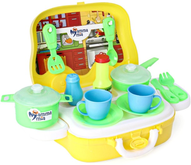Pretend Play Kitchen Utensils Cookware 38 Pieces Set by CP Toys 