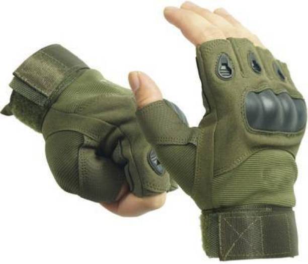 Happysome Half Finger Tactical Hard Knuckle Riding Gloves