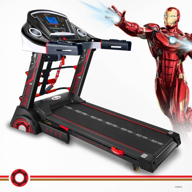 Powermax Fitness MTA-2300M Ironman Edition 4HP Peak Smart-Folding with Auto Incline and Multi-Function Treadmill