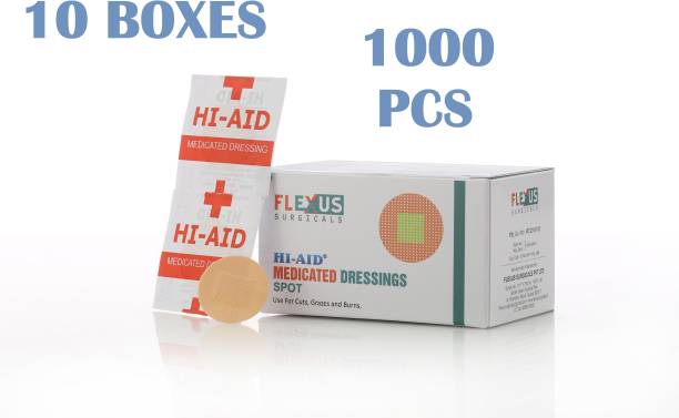 Hi-Aid INJECTION PLATER (1000PCS)(SET OF 10) Adhesive Band Aid