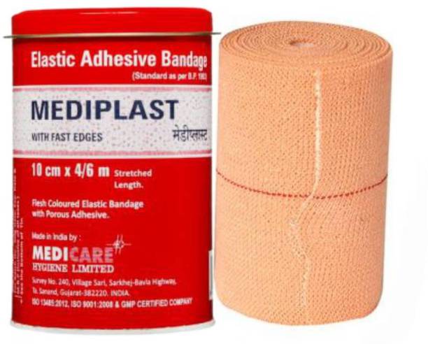 Medicare Elastic Adhesive Bandage With Fast Edges 10cm*4/6m Crepe Bandage