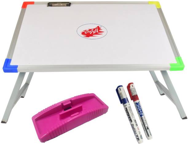 Maruti Multi Purpose Writting Board With Study Table.With 2 Marker and 1 Duster. Engineered Wood Study Table