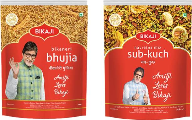 Bikaji Bikaneri Bhujia and Sab Kuch Combo Pack