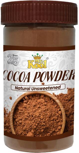 Mr.Kool 100% Natural Cocoa Powder | Natural Cocoa Milkshake Powder 100g For Cake,Milksahake and Cookies Cocoa Powder