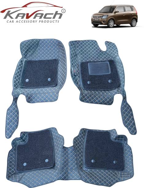 Kavach PVC, EVA, Leatherite, Sponge 7D Mat For  Maruti Suzuki WagonR