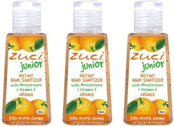 Zuci Orange  30ml Hand Sanitizer Bottle