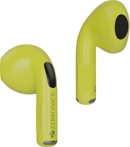 ZEBRONICS ZEB-SOUND BOMB 3 TWS earbuds with Bluetooth v5.2, up to 12H backup Bluetooth Headset