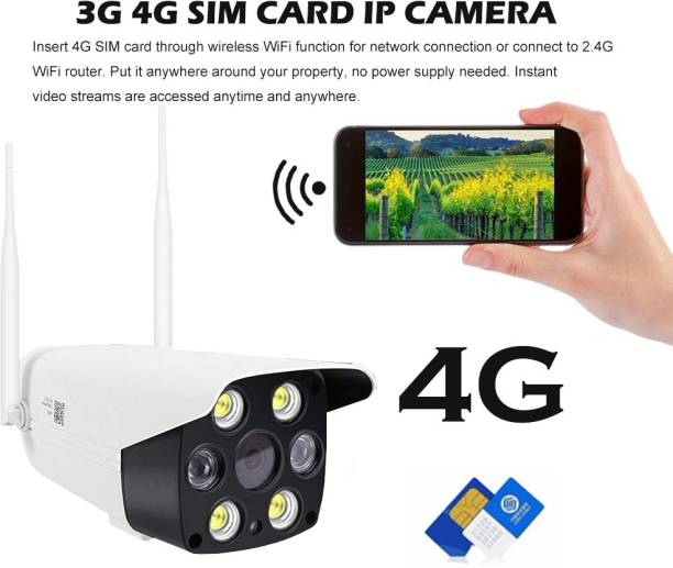 Maizic Smarthome Outdoor 3G/4G Sim Camera with Night Vision Motion Detection, 2-Way intercom, Security Camera