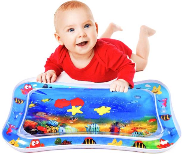MABS Baby Kids Water Play Mat Toys Inflatable Tummy Time Leakproof Water Play Mat Inflatable Hoppers & Bouncer