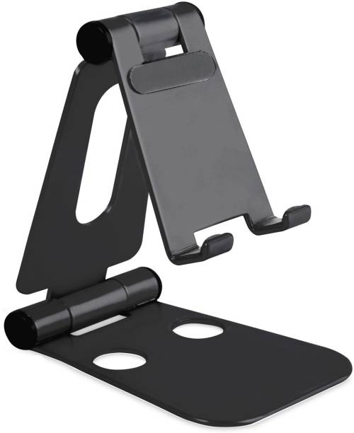 Protance Aluminium Mobile Phone Foldable Holder Stand Dock Mount for All Smartphones, Mobile Holder
