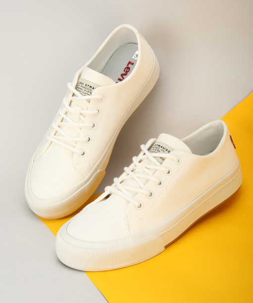 levis white sneakers