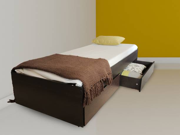 Forzza George Engineered Wood Double Drawer Bed