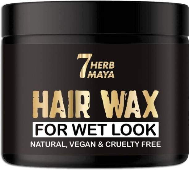 7Herbmaya Hair Wax For Wet Look Non-Greasy Wax, for Man Strong, Shiny & Wet Look Hair Wax