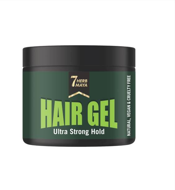 7Herbmaya Hair Gel for Ultra Strong Hold Hair and Natural Shine with Smart Look Hair Gel