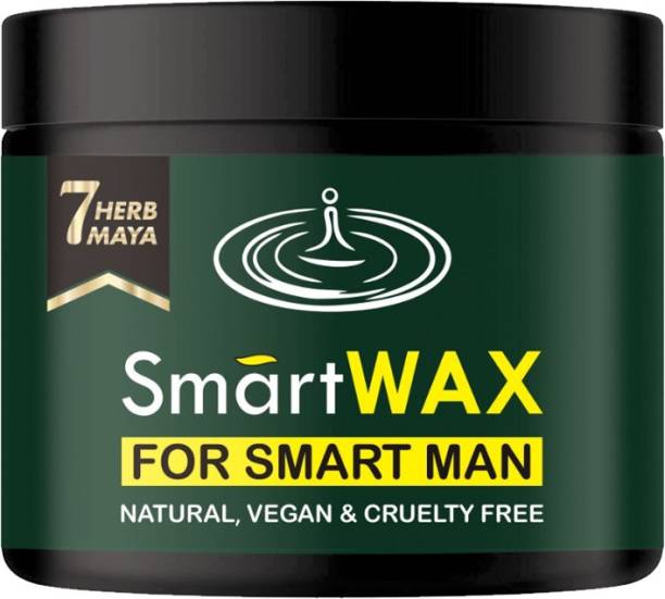 7Herbmaya Smart Wax for Smart Man Non-Greasy Wax, Strong & Shiny Wet Look Hair Wax
