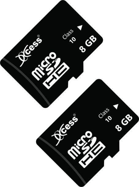 XCCESS Xcces 8GB Micro Sd Card Pack of 2 8 GB MicroSD C...