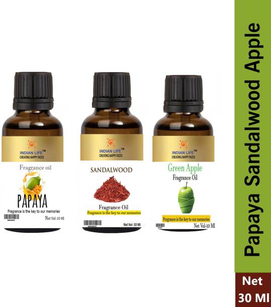 indianlife Pure Fragrance Oil Sandalwood Papaya Apple A...