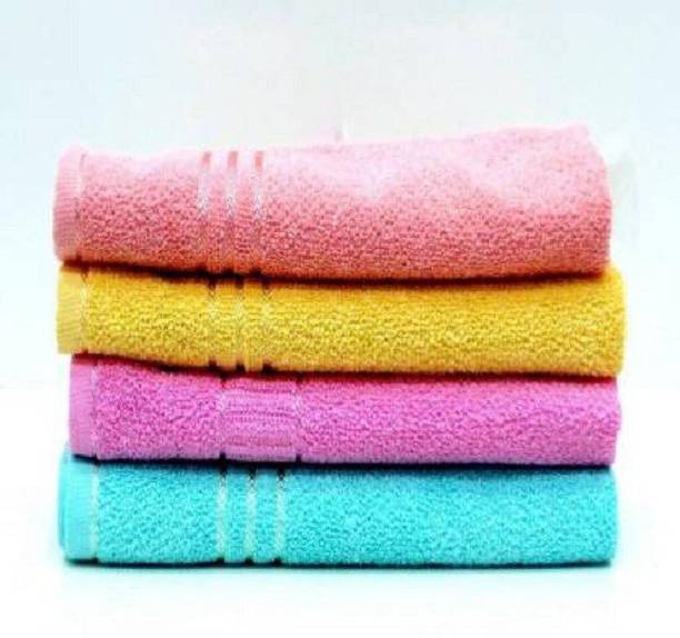 BINDAIN Cotton Hand, Face, Gym, Sport Towel Set (Pack of 4) Multicolor Cloth Napkins