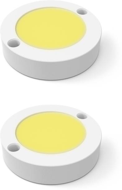 Fybros 3 Watt Yellow Colour Zest Striker Surface LED Ceiling Light 3w Round (Pack of 2) Recessed Ceiling Lamp