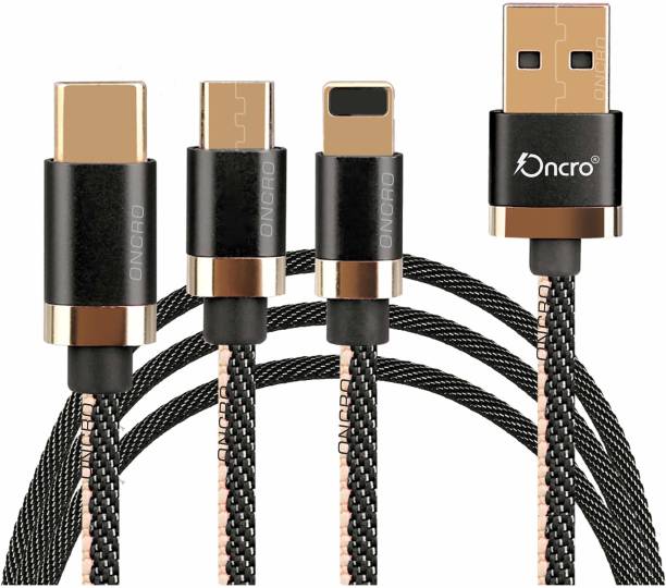 ONCRO Multi Charging Cable 3 in 1 (Not for Data Transfe...