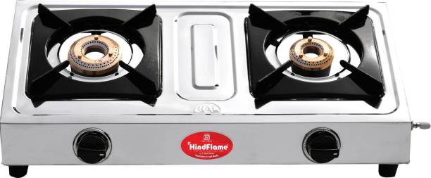 Hindflame 2 Burner Metro Stainless Steel Manual Gas Stove