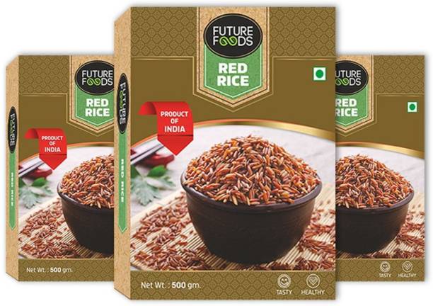 Future Foods Red Rice Red Raw Rice (Long Grain, Raw)