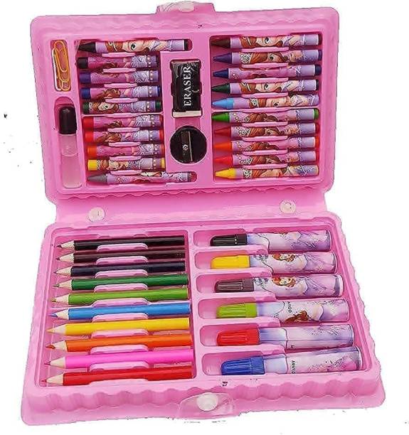 KRITI FASHION Kids Colour Set Box With Colour Pencil