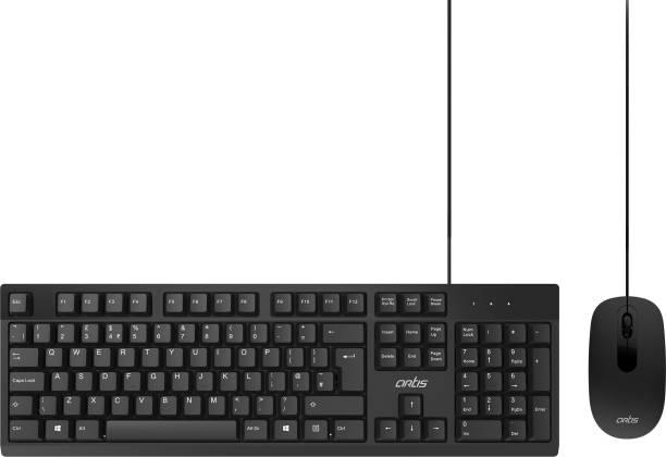 artis C33 USB Keyboard and Mouse Combo Wired USB Desktop Keyboard