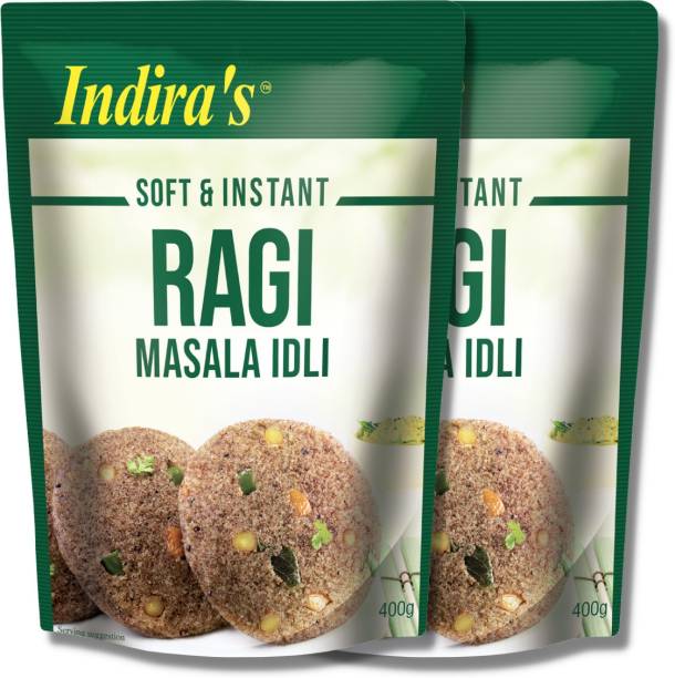 Indira Ragi Masala Idli 400g Pack of 2 800 g