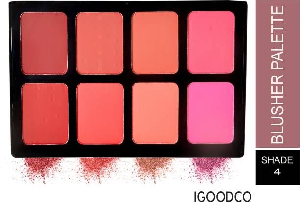 IGOODCO Angel Rose Ultra Blusher,Face Makeup Palette 8 Color Shade-04