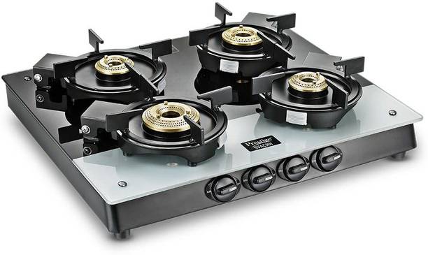Prestige Svachh Duo GTSD 04 SQ Glass Manual Gas Stove