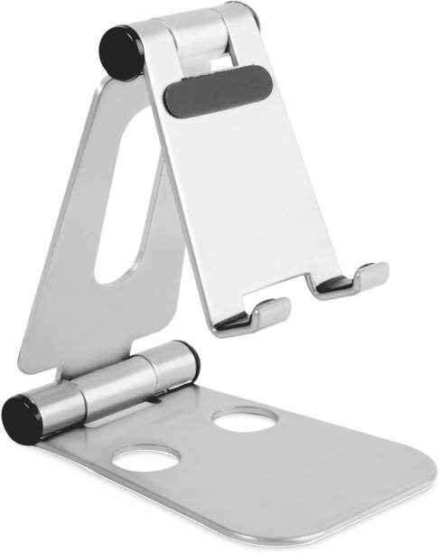 Protance Aluminium Foldable Mobile Phone Holder for All Smartphones, Tabs, Kindle, iPad Mobile Holder