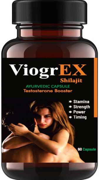 ViogrEX Shilajit Ayurvedic medicine Power booster long time for men capsule, 60